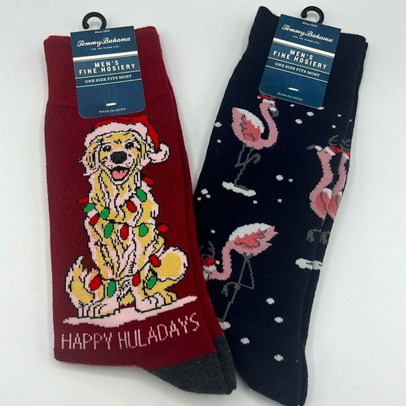 Tommy Bahama Holiday Sock set - Picture 1 of 3